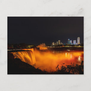 Canada-US Niagara Falls Postcard