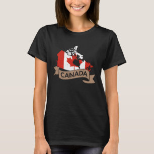 Canada USA America Hockey Canadian Maple Leaf 4 T-Shirt
