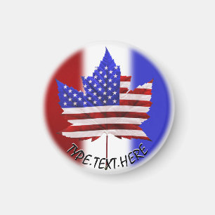 Canada USA Souvenir Fridge Magnets