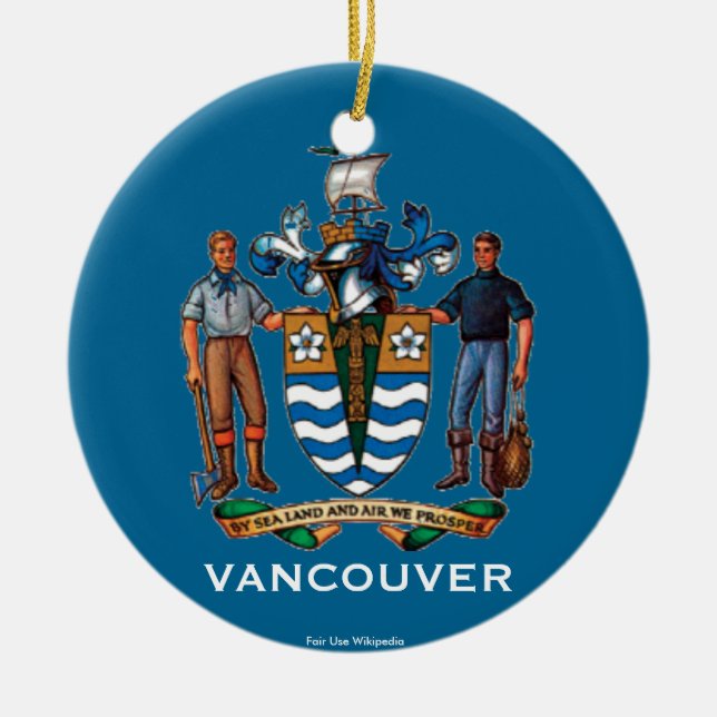 Canada - Vancouver Christmas Ornament (Front)