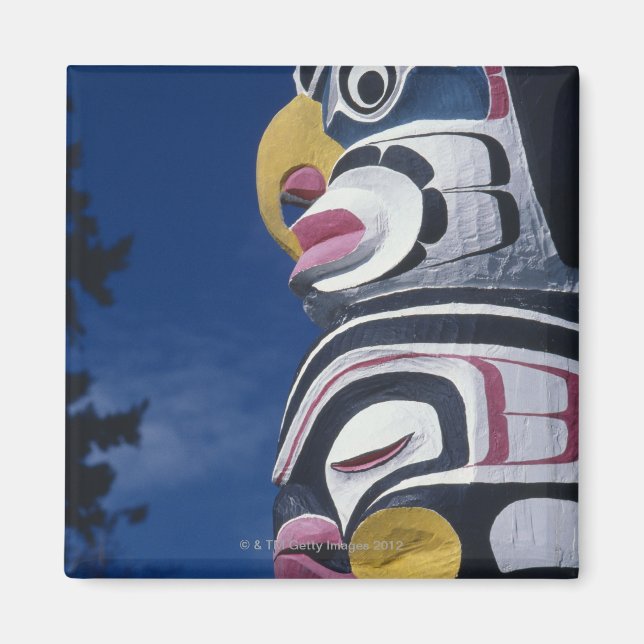 Canada, Vancouver, Stanley Park, totem pole, Magnet (Front)