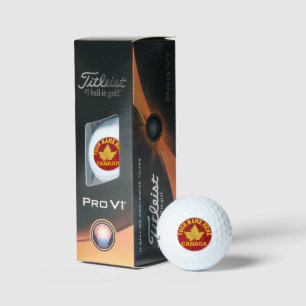 Canada Varsity Golf Balls Customised Canada Gifts 