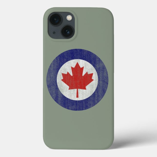 Canada Vintage Roundel Rugged iPhone case (Back)