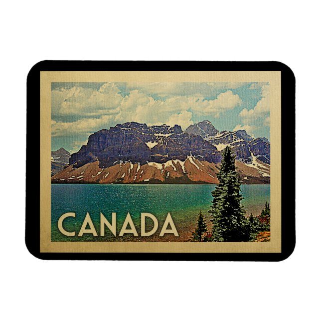 Canada Vintage Travel Magnet (Horizontal)