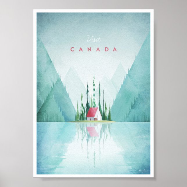 Canada Vintage Travel Poster (Front)