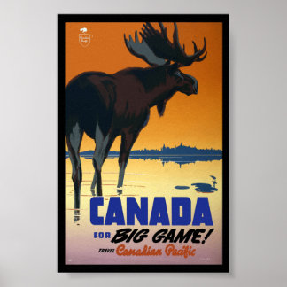 Canada Vintage Travel Poster
