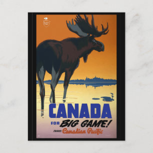 Canada - Vintage Travel Poster Postcard