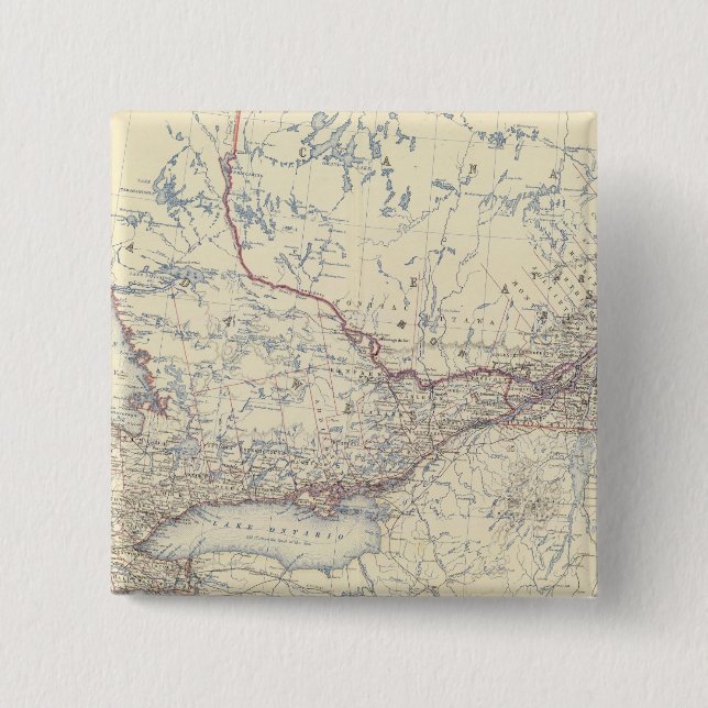 Canada W 15 Cm Square Badge (Front)