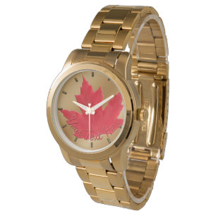 Canada Watch Canada Maple Leaf Souvenir Wristwatch