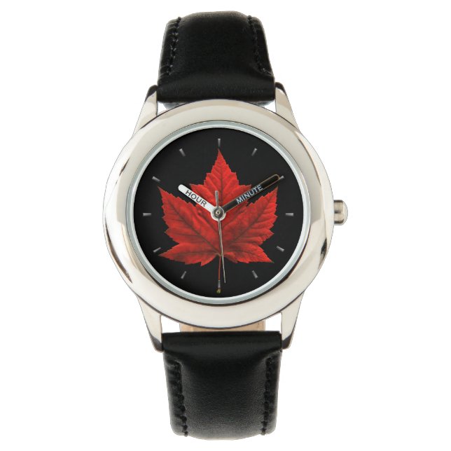Canada Watch Canada Maple Leaf Souvenir Wristwatch (Front)