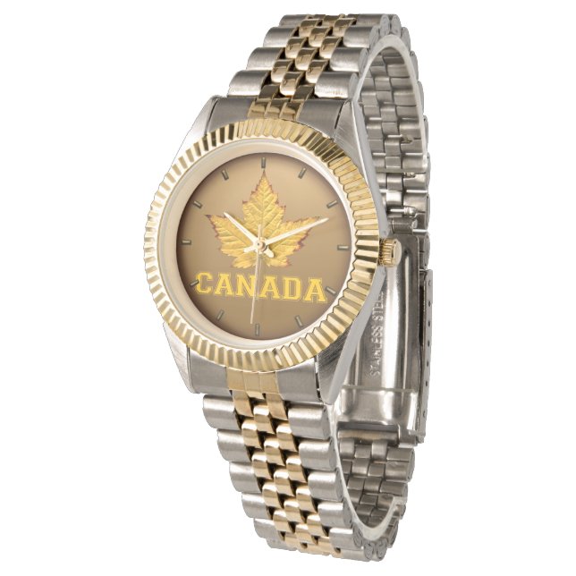 Canada Watch Canada Maple Leaf Souvenir Wristwatch (Angled)