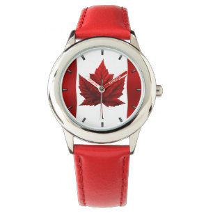 Canada Watch Canadian Flag Souvenir Wristwatch