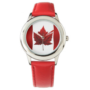 Canada Watch Canadian Flag Souvenir Wristwatch