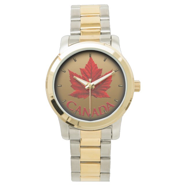 Canada Watch Cool Canada Souvenir Wrist Watch (Front)