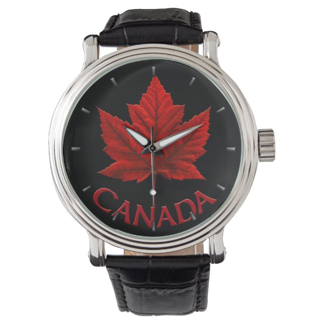 Canada Watch Cool Canada Souvenir Wrist Watch (Front)