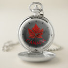 Canada Watch Custom Silver Canada Pocket Watch