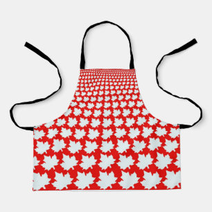 Canada White Maple Leafs Apron