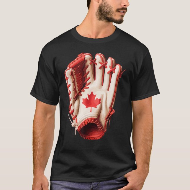 Canada Women Men Baseball T-Shirt (Front)