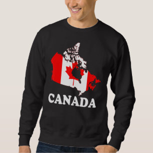 Canada Women Men Kids Red Maple Leaf Flag Canada D Sweatshirt