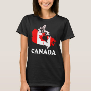 Canada Women Men Kids Red Maple Leaf Flag Canada D T-Shirt