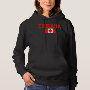 Canada Women Men Kids Red Maple Leaf Flag Canada Hoodie
