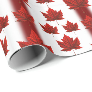 Canada Wrapping Paper Canada Flag Souvenir Paper