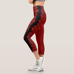 Canada Yoga Pants Canada Maple Leaf Team Pants