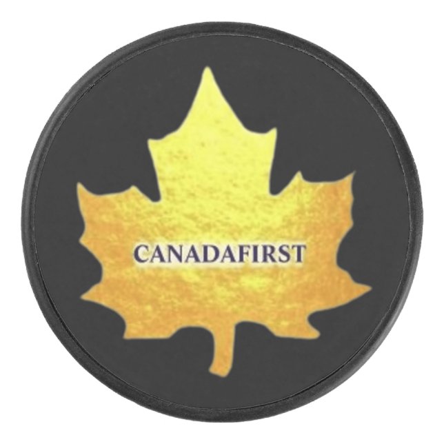 canadafirst hockey puck (Front)