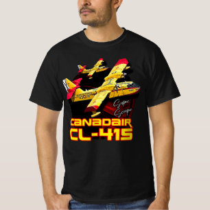 Canadair cl-415 Super Scooper firebomber Aircraft T-Shirt