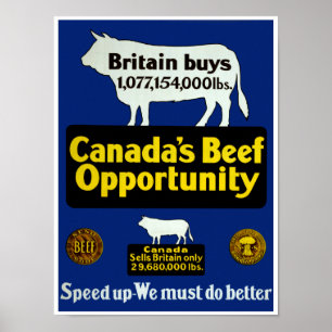 Canada's Beef Opportunity Poster