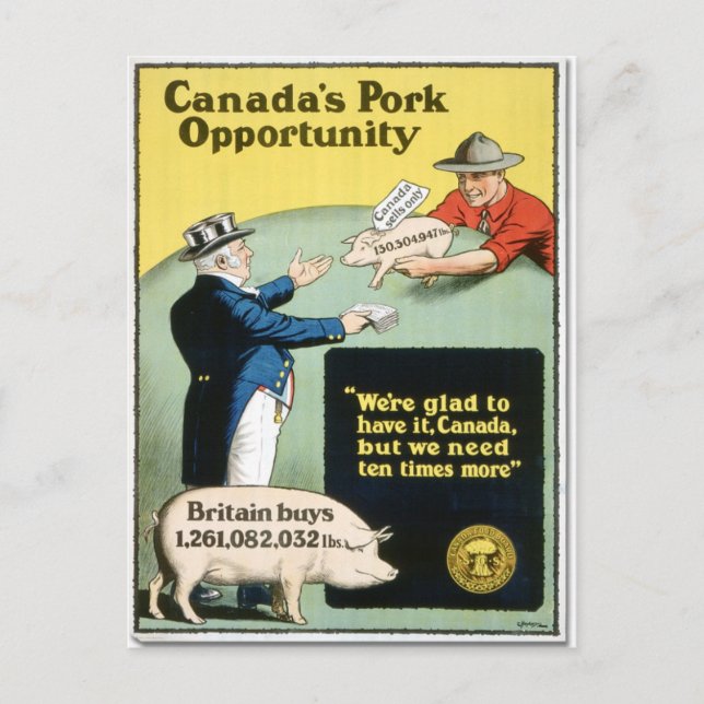 Canada's Pork Opportunity Postcard (Front)