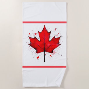 Canada's Soul Leaf Beach Towel