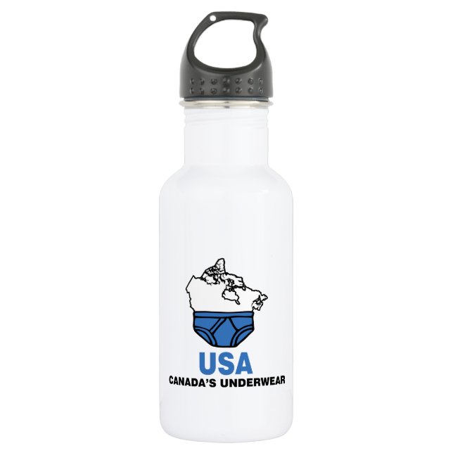 Canada's Underwear 532 Ml Water Bottle (Front)