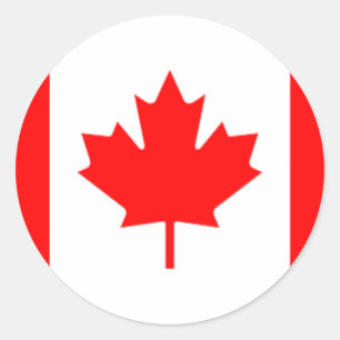 Canadia Classic Round Sticker