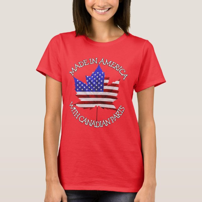 Canadian American Tank Tops Personalised Shirts (Front)