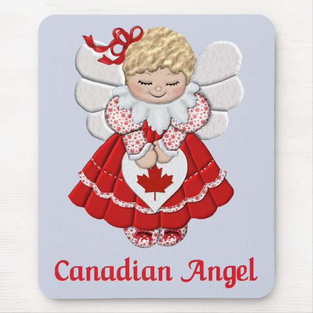 Canadian Angel Mouse Mat (Front)