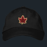 Canadian Anniversary Embroidery Canada Embroidered Hat<br><div class="desc">An all Canadian stylish classic iconic maple leaf custom embroidery design gift for all festive occasions and friendly gatherings. A great embroidered gift to wear or to share. A design statement that is sure to make an impression on formal and on casual occasions. Or perhaps a last minute gift for...</div>