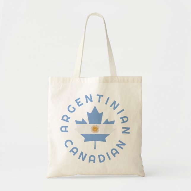 Canadian Argentinian  Roots  Tote Bag (Front)