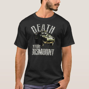 Canadian Armoured "Death Before Dismount" DARK T-Shirt