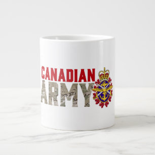 Canadian Army Soldier Large Coffee Mug