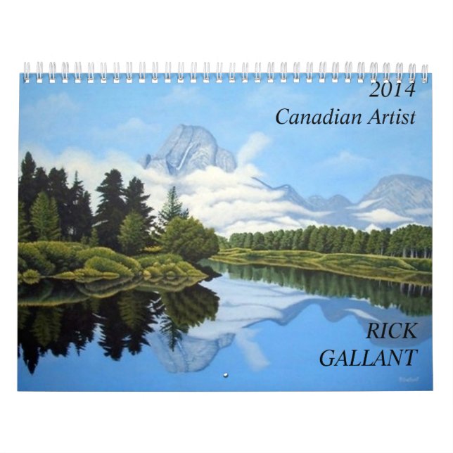 Canadian Artist Rick Gallant Calendar (Cover)