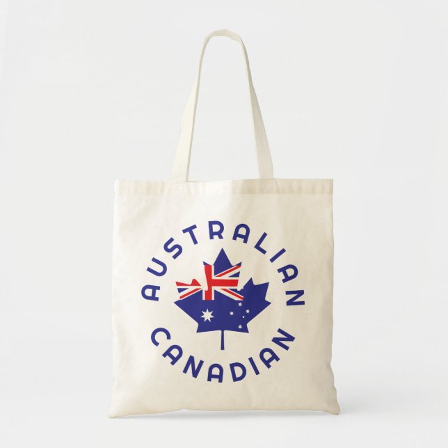 Canadian Australian   Roots  Tote Bag (Front)