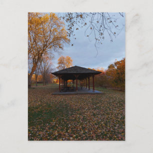 Canadian Autumn and a Pagoda  Postcard