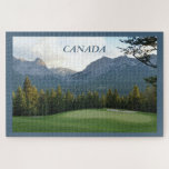Canadian Autumn Golf Course  Jigsaw Puzzle<br><div class="desc">Golf Course photo.  Golf Ball background.  Canada.</div>