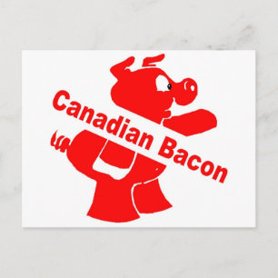 Canadian Bacon Postcard