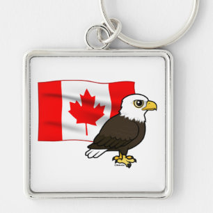 Canadian Bald Eagle Key Ring