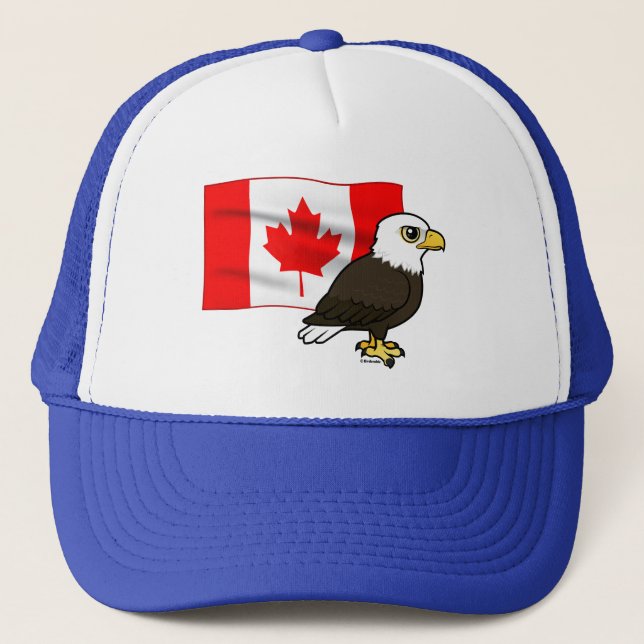 Canadian Bald Eagle Trucker Hat (Front)