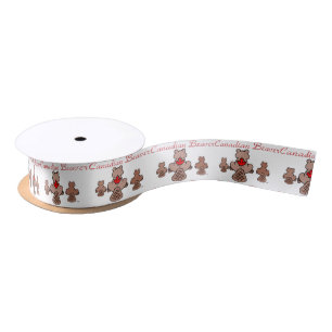 Canadian Beaver Ribbon Satin Ribbon