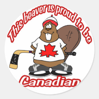 Canadian Beaver Sticker