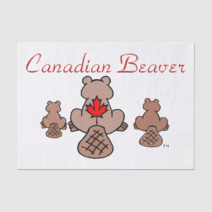 Canadian Beaver Tissue Paper